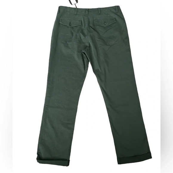Current/Elliott The Captain Amazon Green Casual Trouser Pants Size 30 Nwt - Picture 8 of 14
